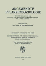 Exkursionsführer für die XI. Internationale Pflanzengeographische Exkursion durch die Ostalpen 1956