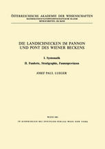 Die Landschnecken im Pannon und Pont des Wiener Beckens