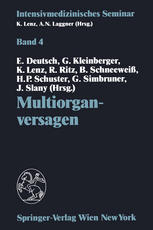 Multiorganversagen (10. Wiener Intensivmedizinische Tage, 21.-22. Februar 1992)