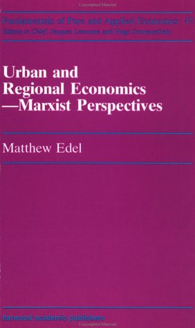 Urban And Regional Economics