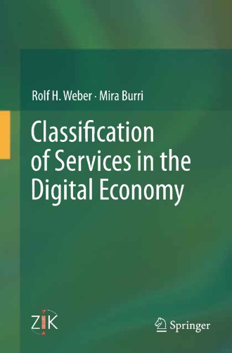 Classification of services in the digital economy