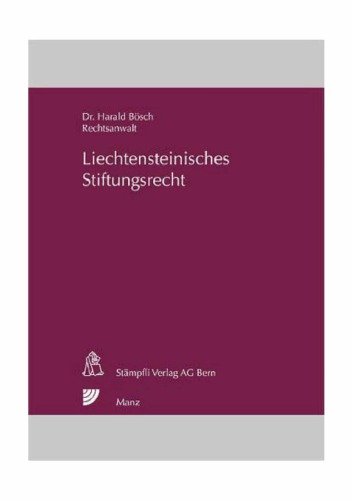 Liechtensteinisches Stiftungsrecht