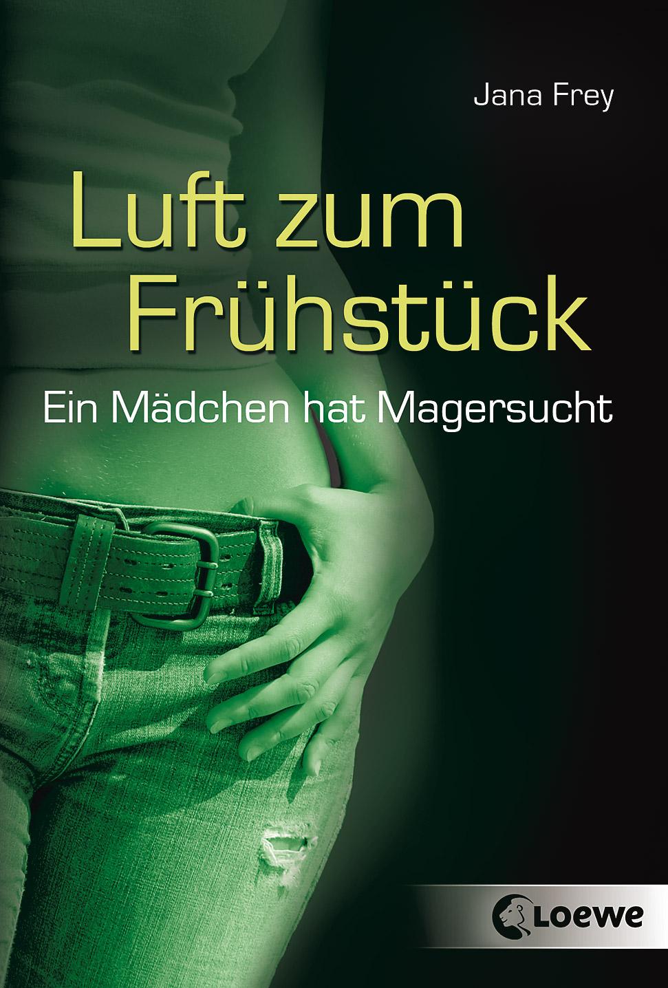 Luft zum Frühstück Ein Mädchen hat Magersucht