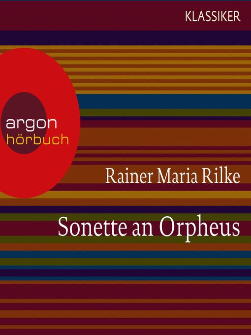 Sonette an Orpheus