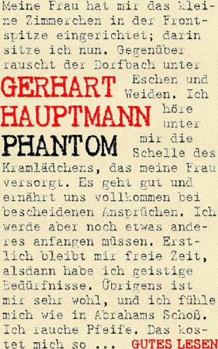 Phantom Aufzeichnungen eines ehemaligen Sträflings