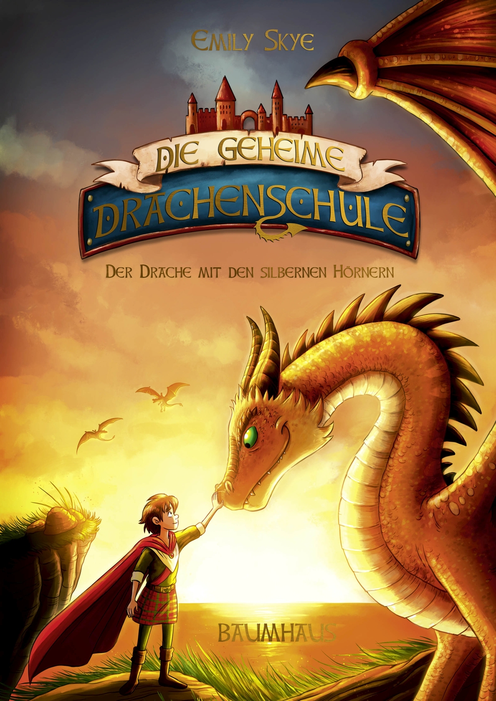 Die geheime Drachenschule--Der Drache mit den silbernen Hörnern