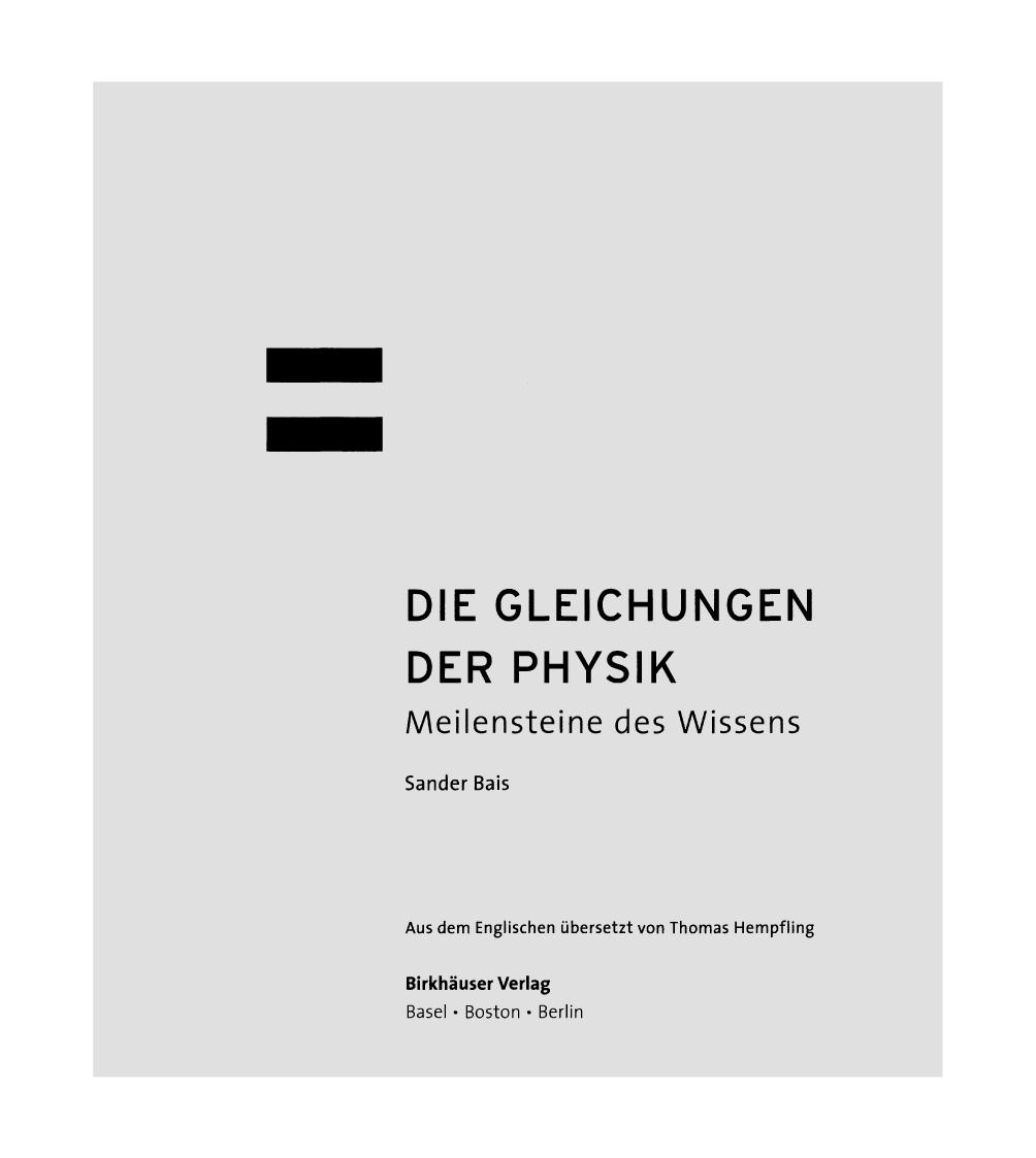 Die Gleichungen der Physik