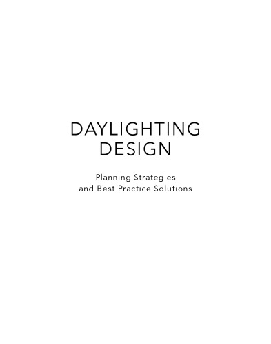 Daylighting Design