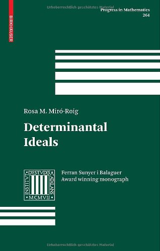 Determinantal Ideals (Progress In Mathematics)