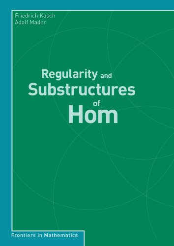 Regularity And Substructures Of Hom (Frontiers In Mathematics)