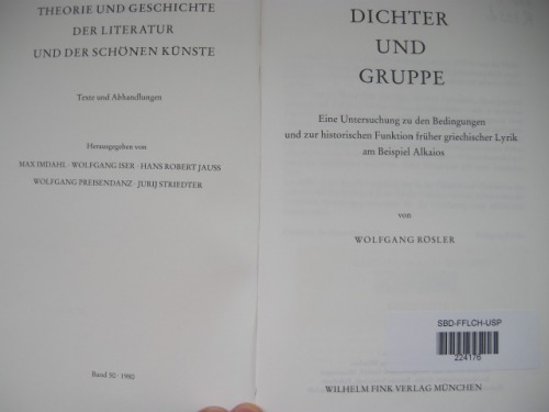 Dichter Und Gruppe