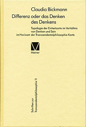 Differenz Oder Das Denken Des Denkens