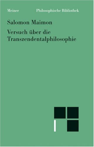 Versuch über die Transzendentalphilosophie