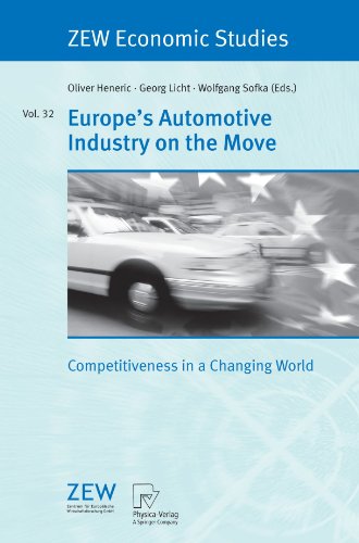 Europe's automotive industry on the move : competitiveness in a changing world ; with 81 tables