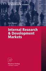 Internal Research &amp; Development Markets