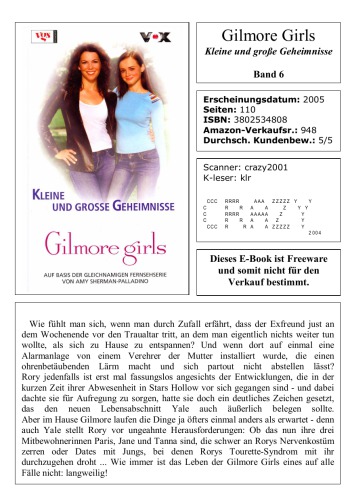 Gilmore Girls 06. Kleine Und Große Geheimnisse