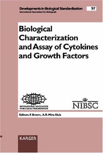 Biological Characterization and Assay of Cytokines and Growth Factors: Symposium, Potters Bar, September 1997 (Developments in Biologicals, Vol. 97)