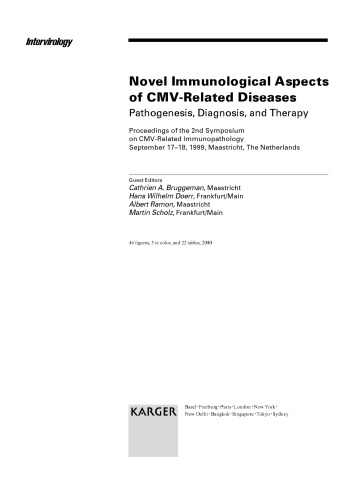 Novel Immunological Aspects Of Cmv Related Diseases