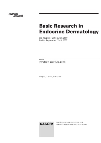 Basic Research In Endocrine Dermatology