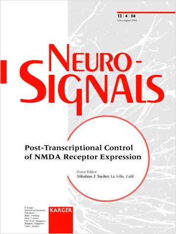 Post-Transcriptional Control of Nmda Receptor Expression