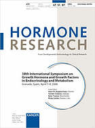 38th International Symposium on Growth Hormone and Growth Factors in Endocrinology and Metabolism