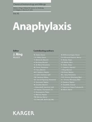 Anaphylaxis (Chemical Immunology And Allergy)