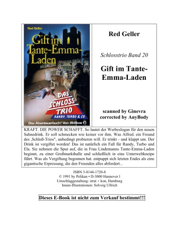 Gift im Tante-Emma-Laden (Das Schloss-Trio, #20)