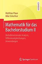 Mathematik Fur Das Bachelorstudium I