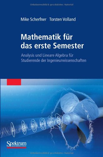 Mathematik Fur Das Erste Semester