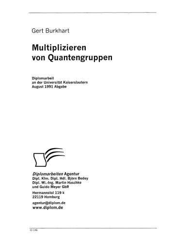 Multiplizieren von Quantengruppen