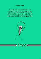 A Posteriori Error Estimation for Non-Linear Eigenvalue Problems for Differential Operators of Second Order with Focus on 3D Vertex Singularities