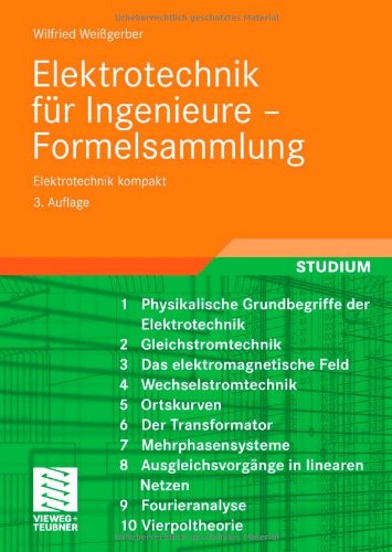 Elektrotechnik Fur Ingenieure - Formelsammlung