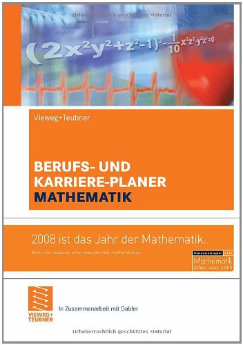 Berufs  Und Karriere Planer Mathematik