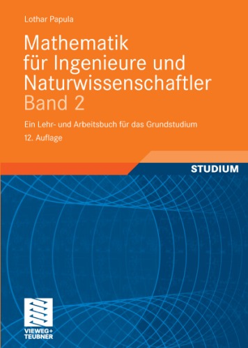 Mathematik Fur Ingenieure Und Naturwissenschaftler Band 2