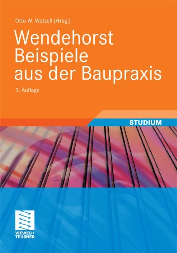 Wendehorst Beispiele Aus Der Baupraxis