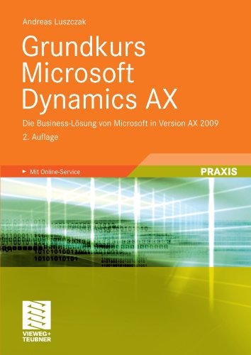 Grundkurs Microsoft Dynamics AX Buch.