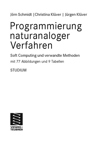 Programmierung Naturanaloger Verfahren