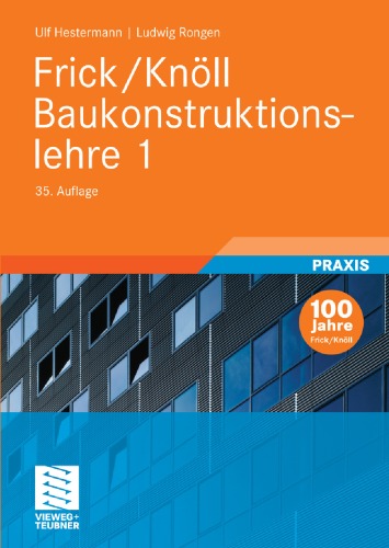 Frick/Knoll Baukonstruktionslehre 1