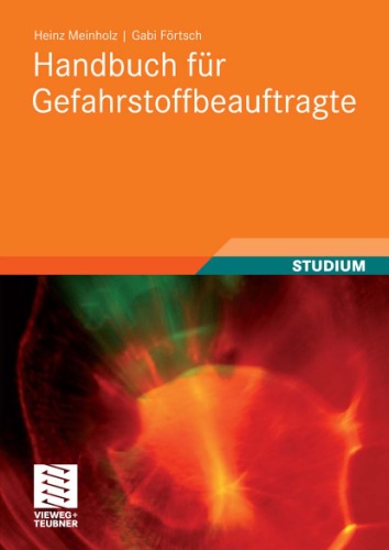 Handbuch Fur Gefahrstoffbeauftragte