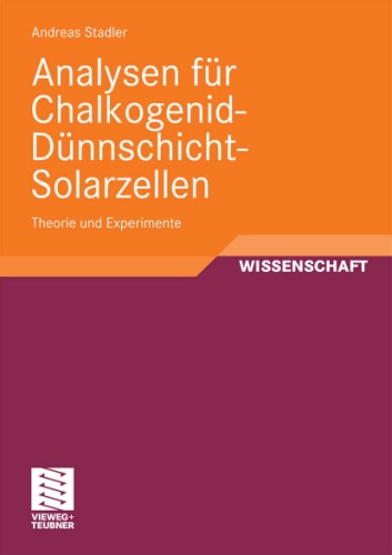 Analysen Fur Chalkogenid-Dunnschicht-Solarzellen