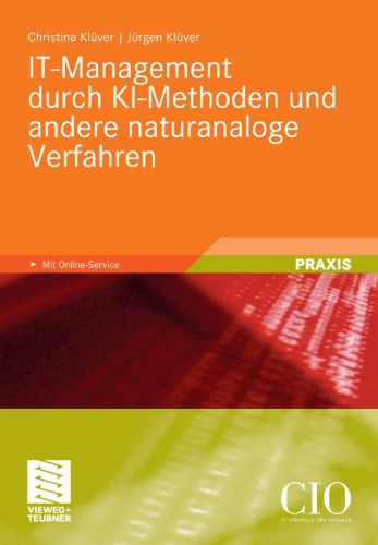 It-Management Durch Ki-Methoden Und Andere Naturanaloge Verfahren