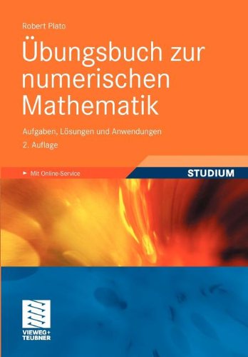 Ubungsbuch Zur Numerischen Mathematik