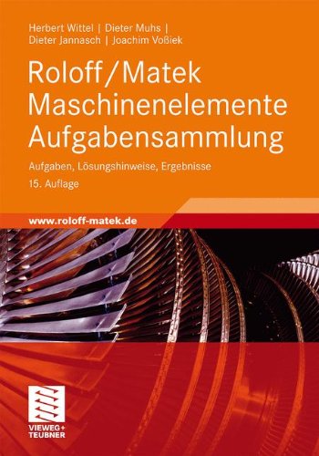 Roloff/Matek Maschinenelemente Aufgabensammlung