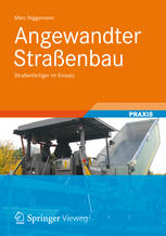 Angewandter Straßenbau Straßenfertiger im Einsatz