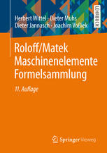 Maschinenelemente. [4], Formelsammlung