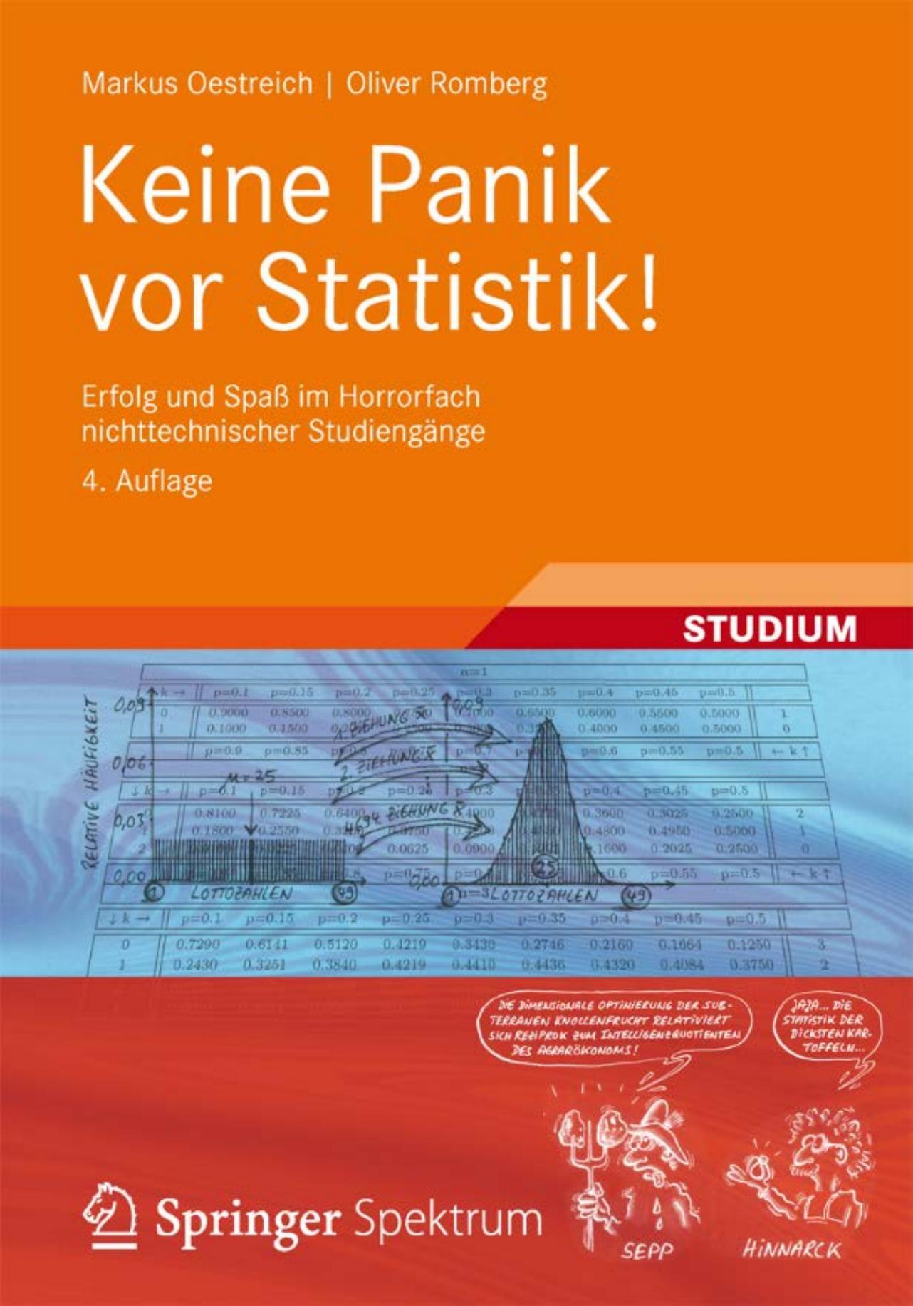 Keine Panik vor Statistik! Erfolg und Spaß im Horrorfach nichttechnischer Studiengänge