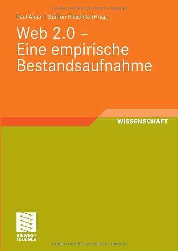 Web 2.0 eine empirische Bestandsaufnahme