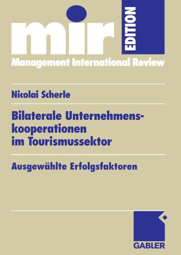Bilaterale Unternehmenskooperationen Im Tourismussektor