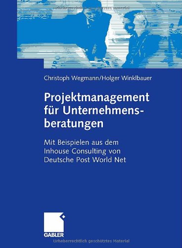 Projektmanagement Fur Unternehmensberatungen