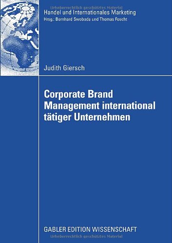 Corporate Brand Management International Tatiger Unternehmen